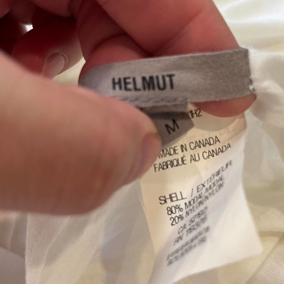 HELMUT LANG WHITE LAYERING SLEEVE LAYERING CARDIGAN - Picture 11 of 12